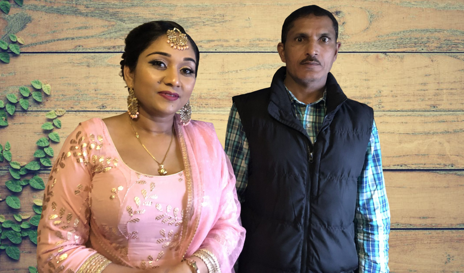 Harmandeep With Mita Gillan Wala