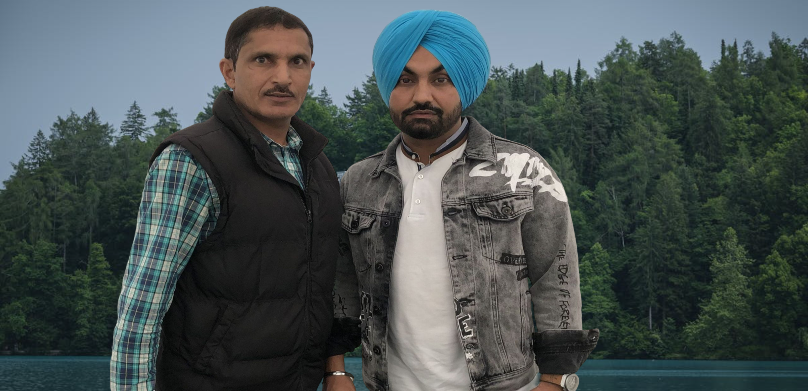 Ravinder Grewal With Mita Gillan Wala